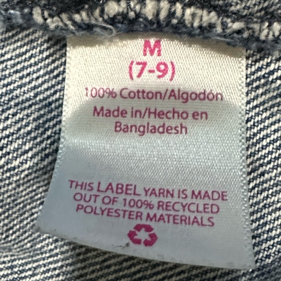 No Boundaries Distressed Blue Denim Jacket - Picture 8 of 8